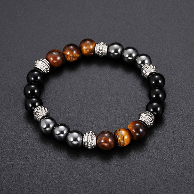 Tiger Eye and Hematite Good Luck and Healing Bracelet - Image 5