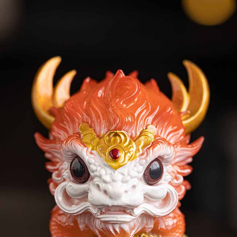 Color Changing Small Kirin Resin Tea Pet Home Figurine Decoration - Image 12