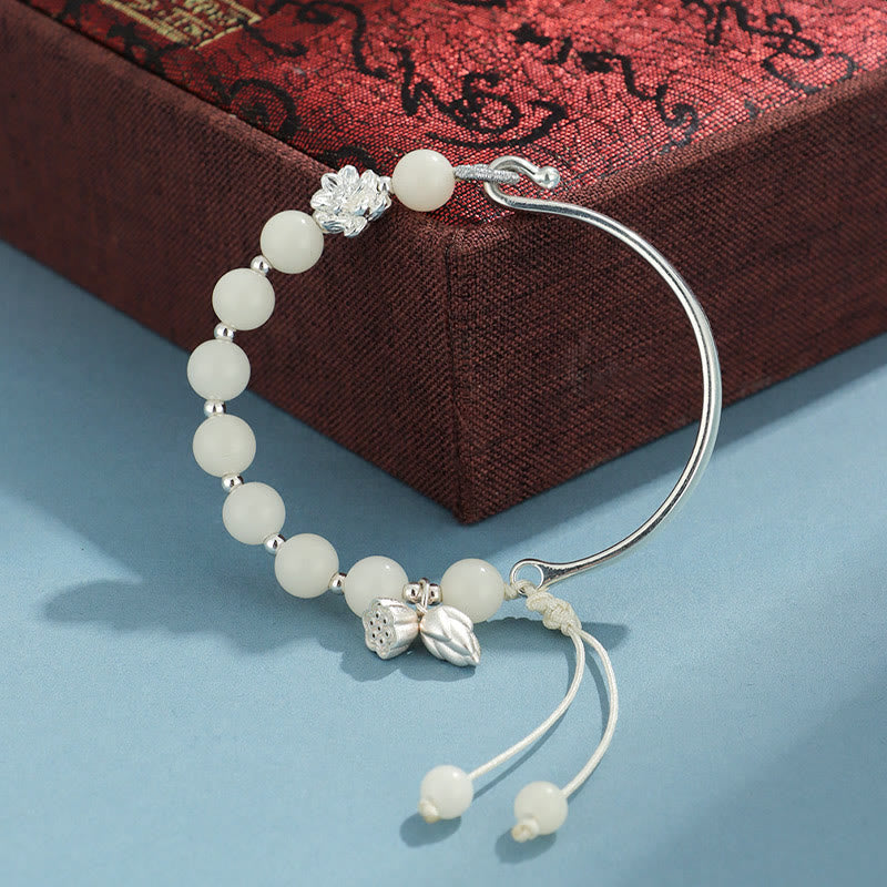 Bodhi Seed Butterfly Lotus Luck Wealth Bracelet Bangle - Image 13