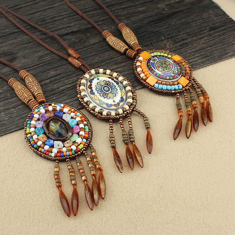 Mandala Pattern Beads Creativity Necklace Pendant - Image 2