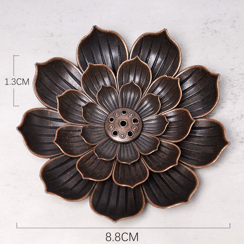Creative Six-hole Lotus Incense Burner - Image 10