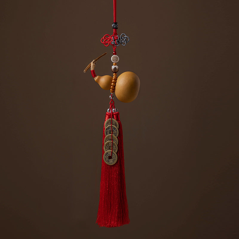 Feng Shui Coins Gourd Chinese Knot Lucky Coins Five Emperor Money Wealth Tassels Decoration - Image 9
