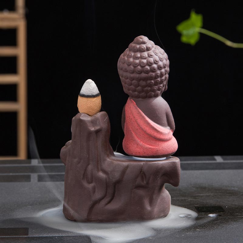 Backflow Smoke Fountain Ceramic Blessing Incense Burner Decoration - Image 4