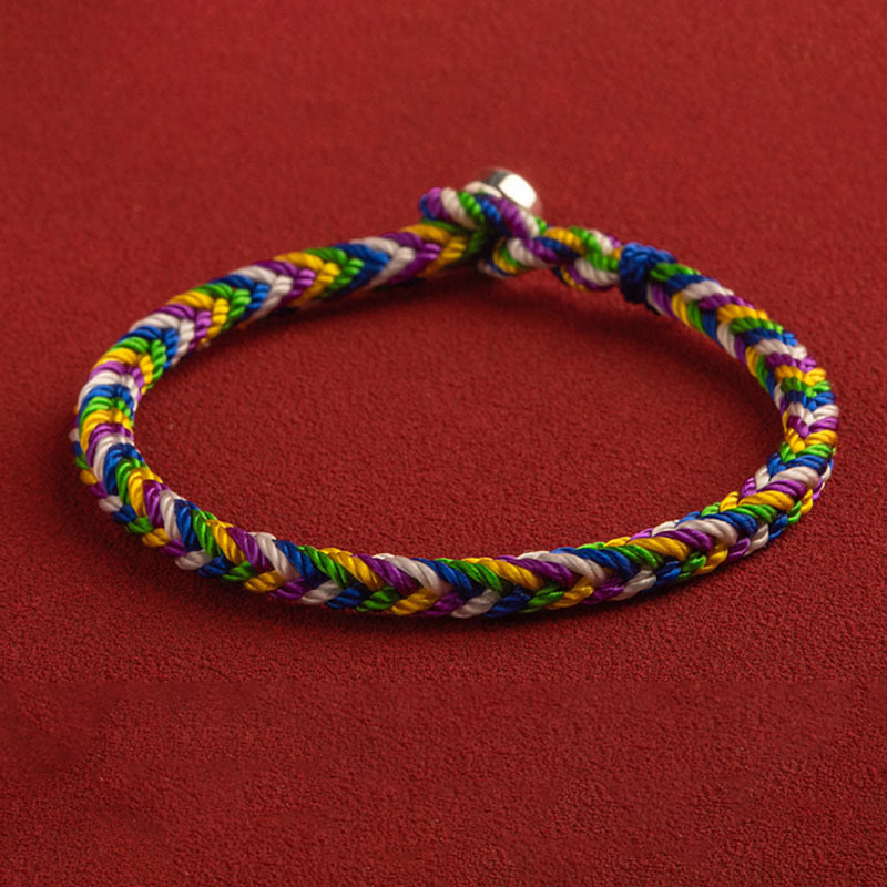 "May everything go your way" Lucky Multicolored Bracelet - Image 11