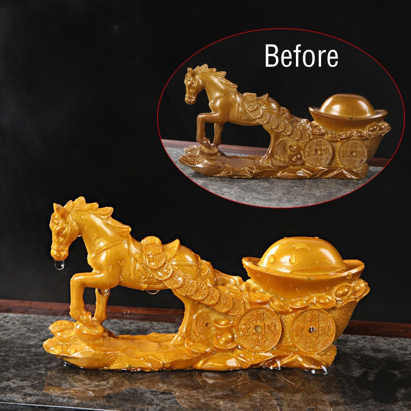 Year Of The Dragon Color Changing Resin Horse Luck Tea Pet Home Figurine Decoration (Extra 35% Off | USE CODE: FS35) - Image 21