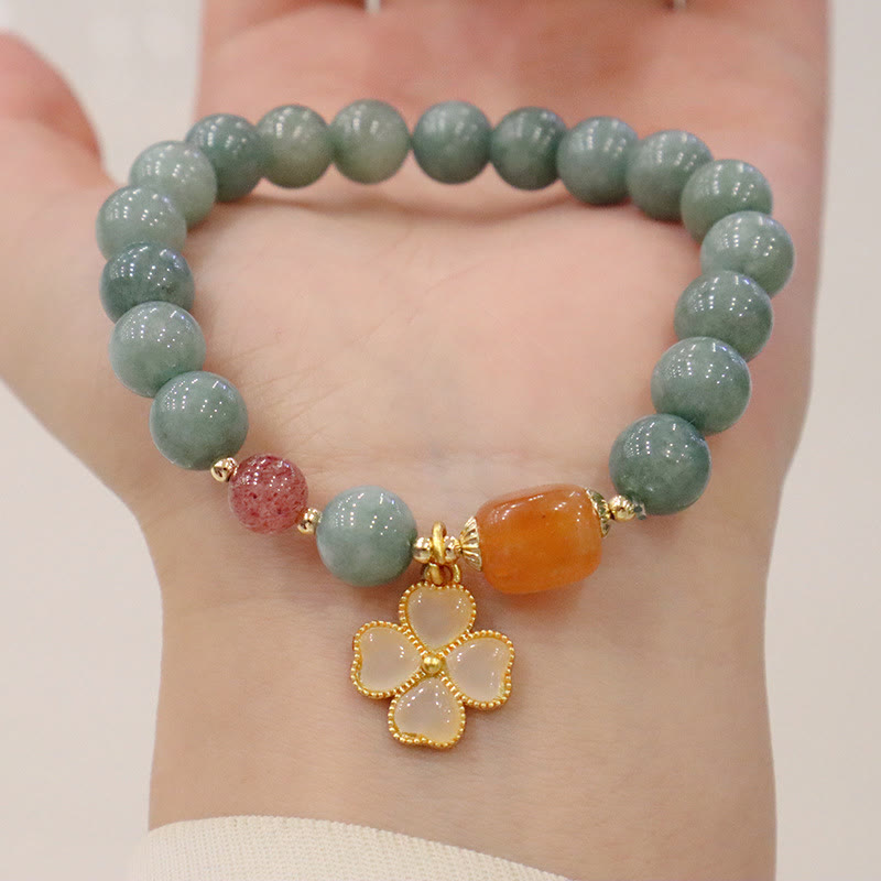 Bring Good Luck Green Jade Bracelet Bangle Bundle - Image 4