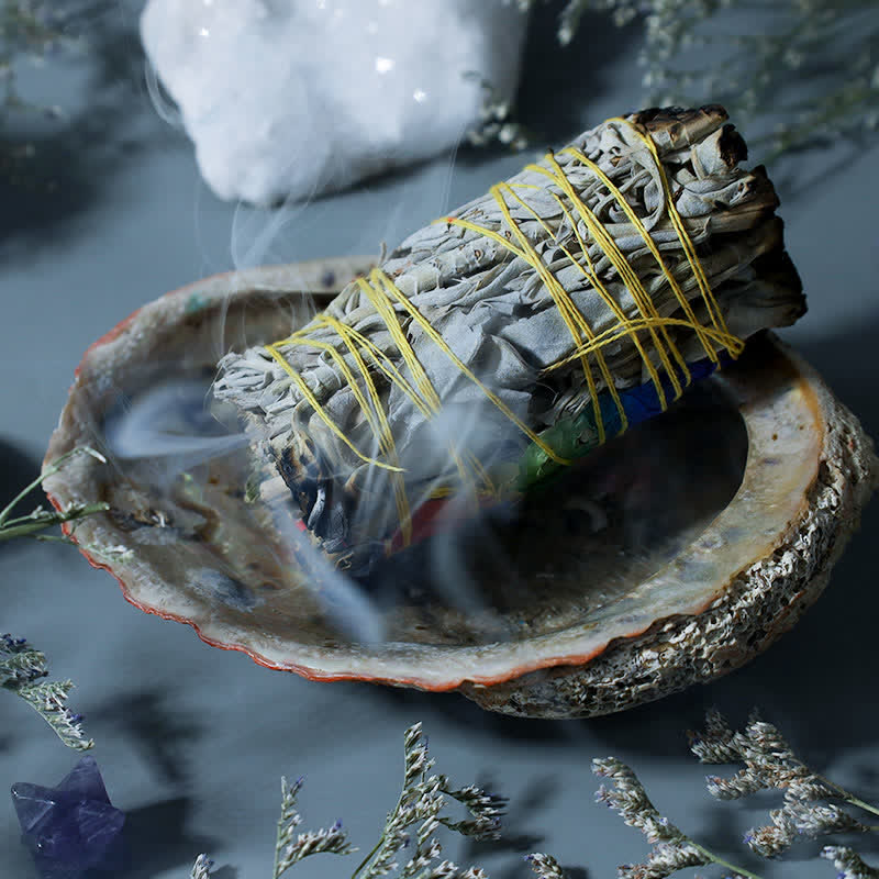 Red Rose Forget-me-not Colorful Daisy Smudge Stick for Home Cleansing Incense Healing Meditation Smudge Sticks Rituals - Image 4