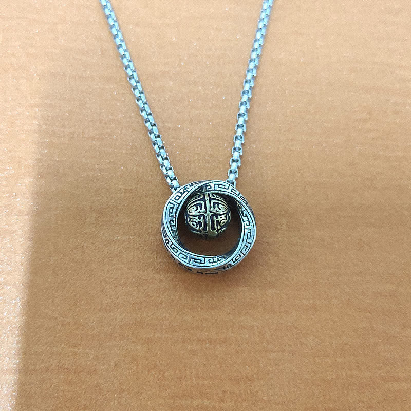 Mobius Lucky Bead Copper Wealth Necklace Pendant - Image 8