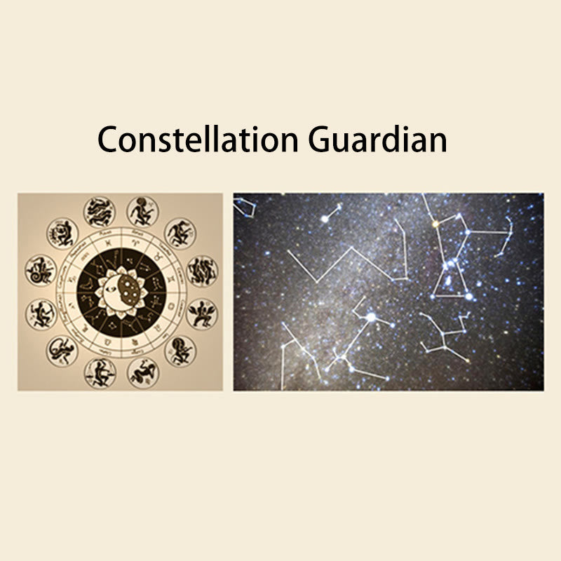 999 Sterling Silver 12 Constellations of the Zodiac Blessing Handmade String Bracelet - Image 23