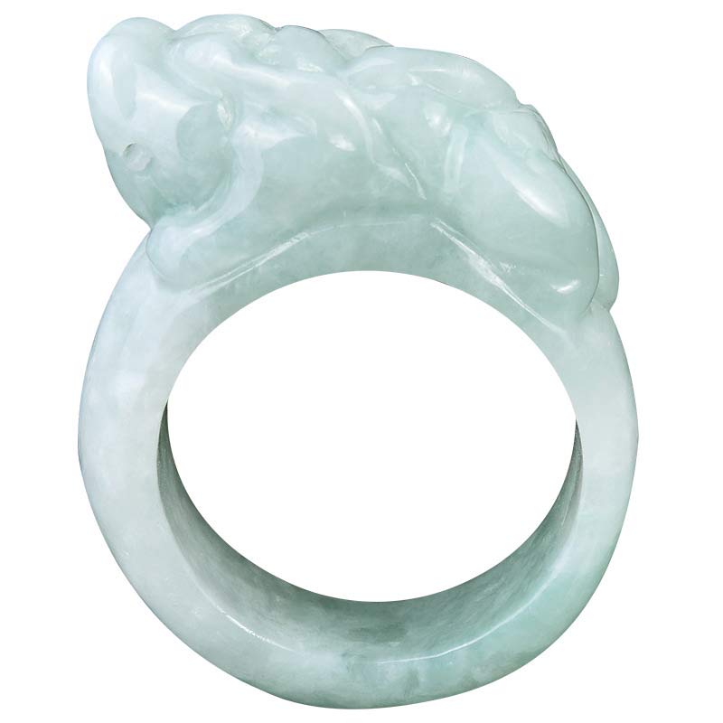Fengshui Wealth Jade PiXiu Luck Ring - Image 7