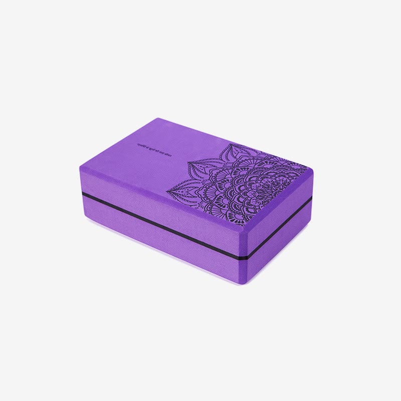Tibetan Mandala Mindful Soft Non-Slip Foam Yoga Block - Image 9