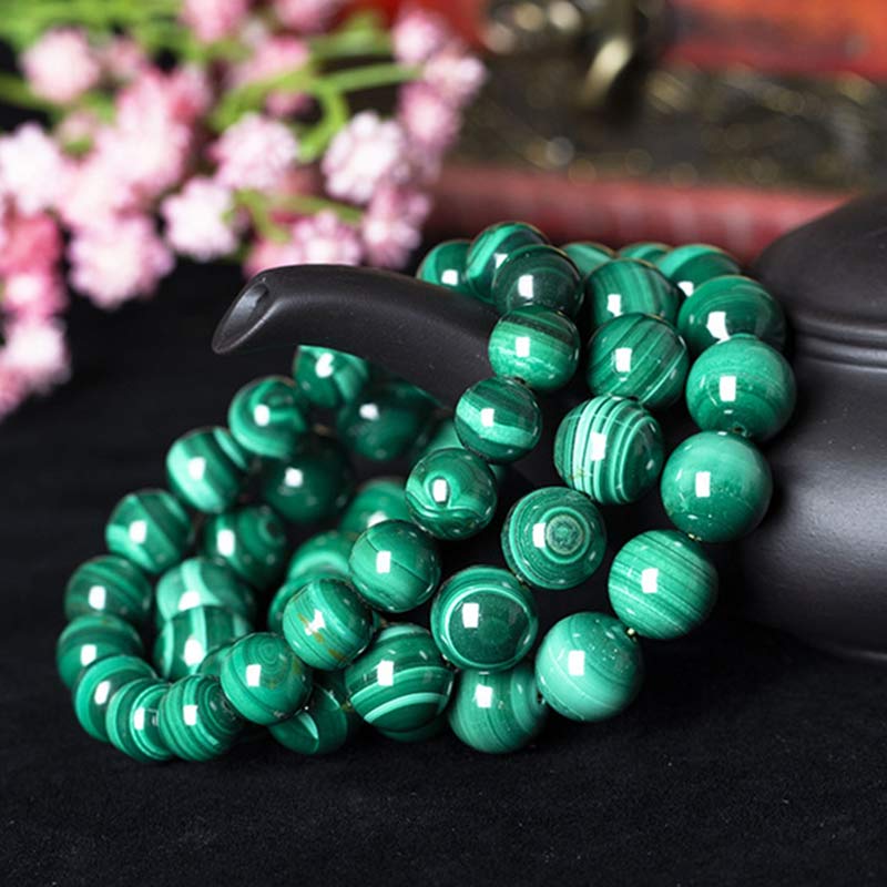 Natural Malachite Protection Calmness Bracelet - Image 25