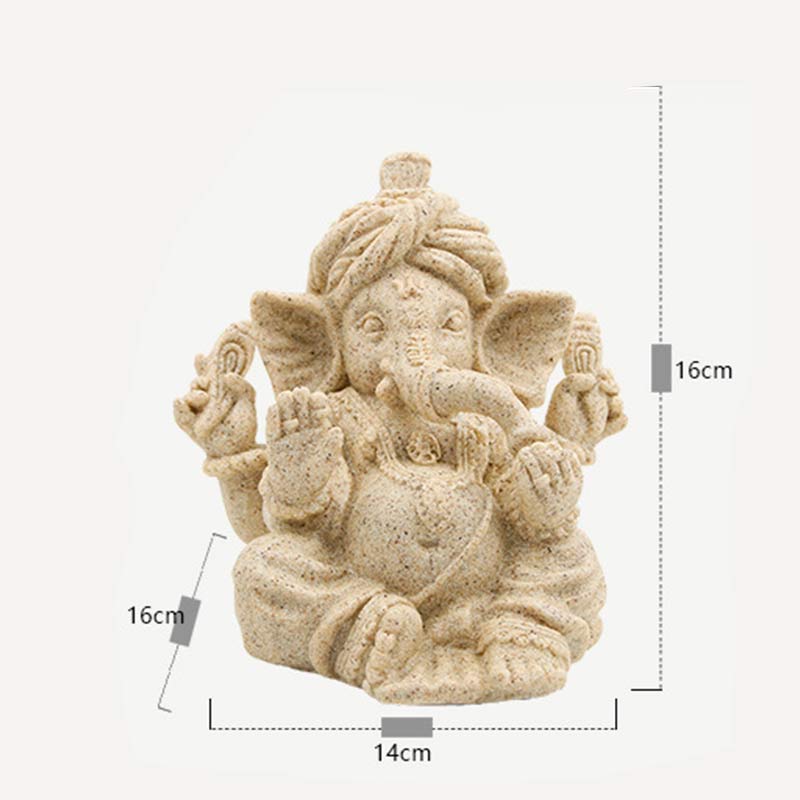 Ganesh Ganpati Elephant Statue Blessing Protection Home Decoration - Image 10
