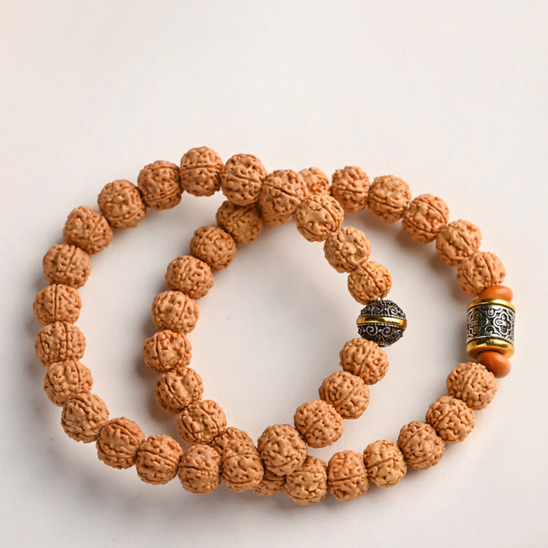 Tibet Rudraksha Bodhi Seed Wealth Auspiciousness Bracelet