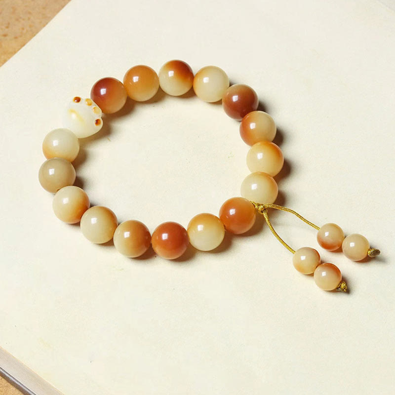 Natural Bodhi Seed Lovely Paw Claw Peace Wisdom Bracelet - Image 4