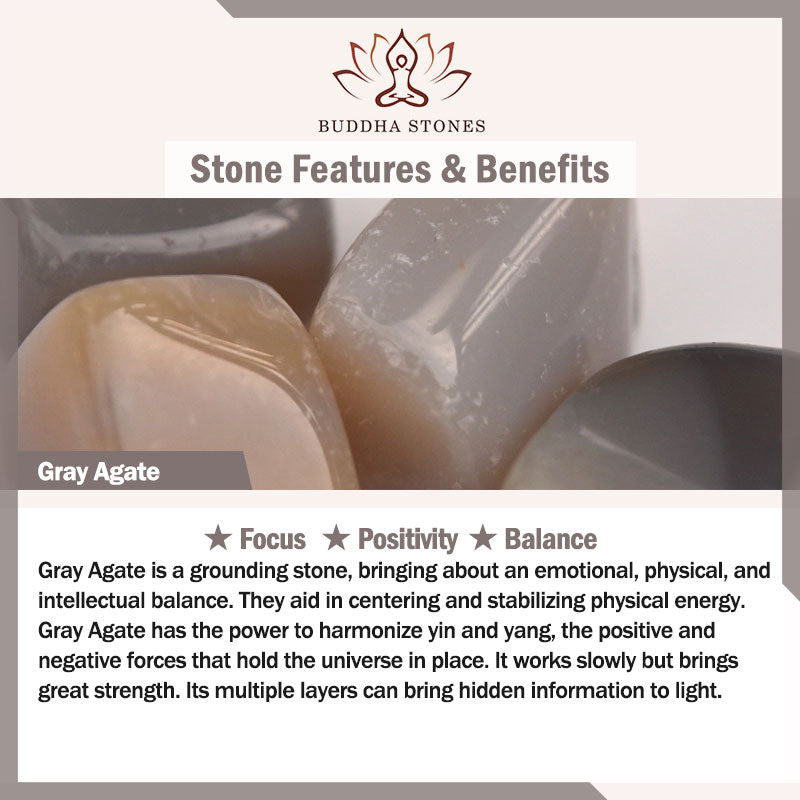 Tibet 108 Mala Beads Bodhi Seed Bagua Vajra Dzi Bead Gray Agate Wealth Bracelet - Image 22