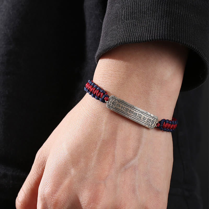 925 Sterling Silver Peace Amulet Protection Bracelet - Image 5