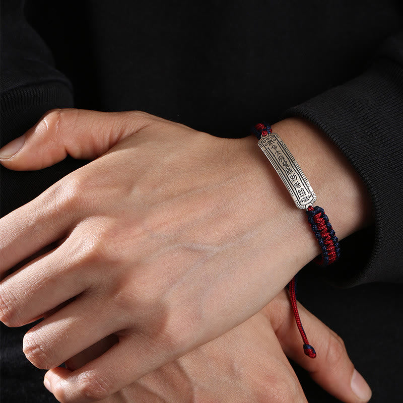 925 Sterling Silver Peace Amulet Protection Bracelet - Image 4