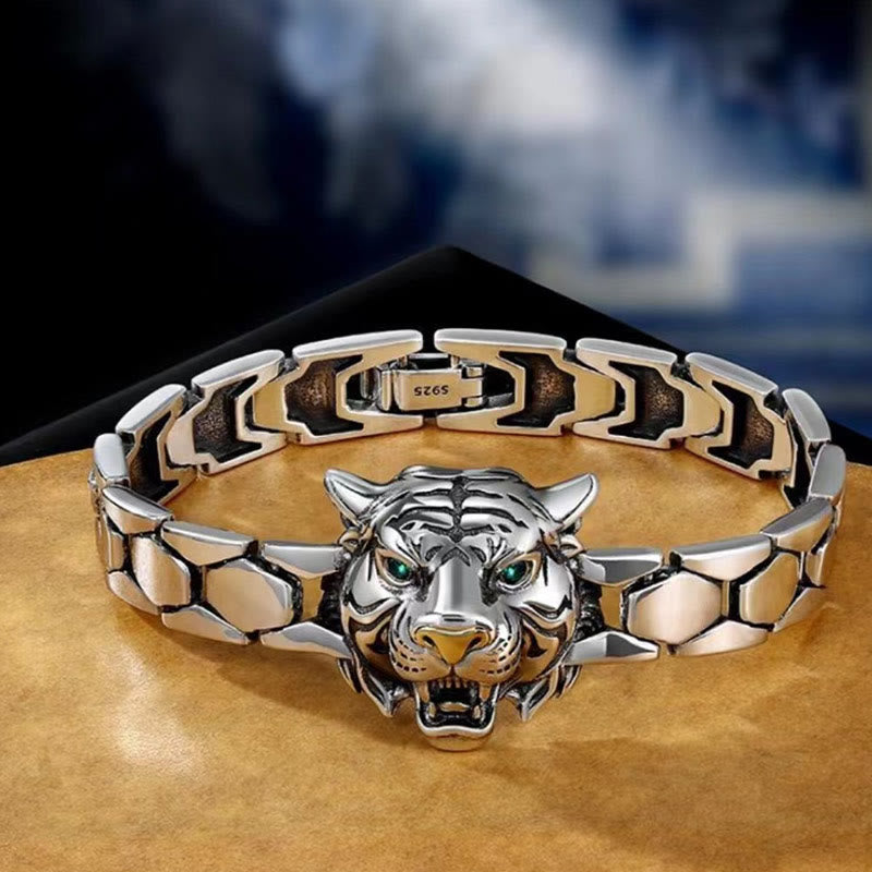 Tiger Head Design Healing Bracelet