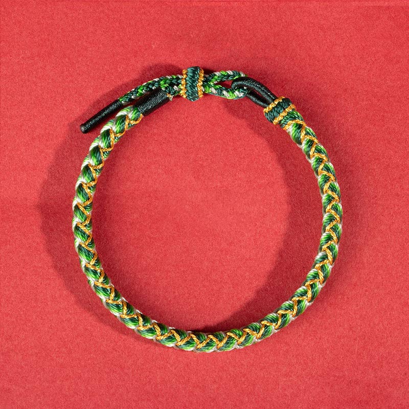 Handmade Year Of The Dragon Scale Protection Rope Bracelet - Image 9