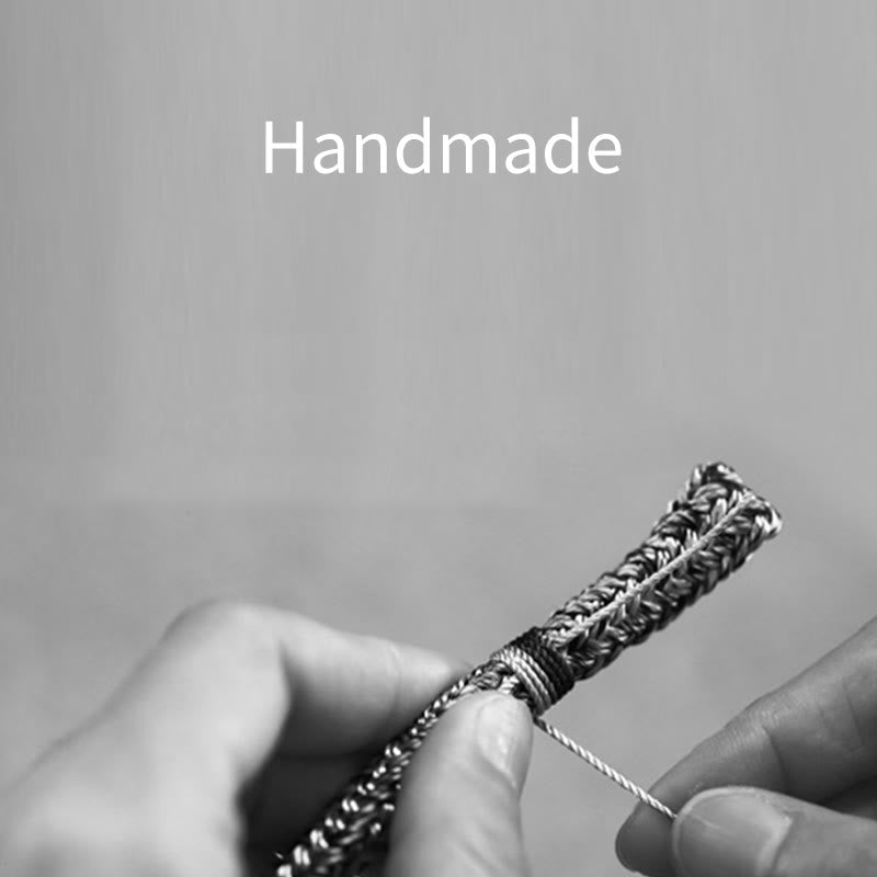 925 Sterling Silver Perfect Knot King Kong Knot Faith Strength Bracelet - Image 18