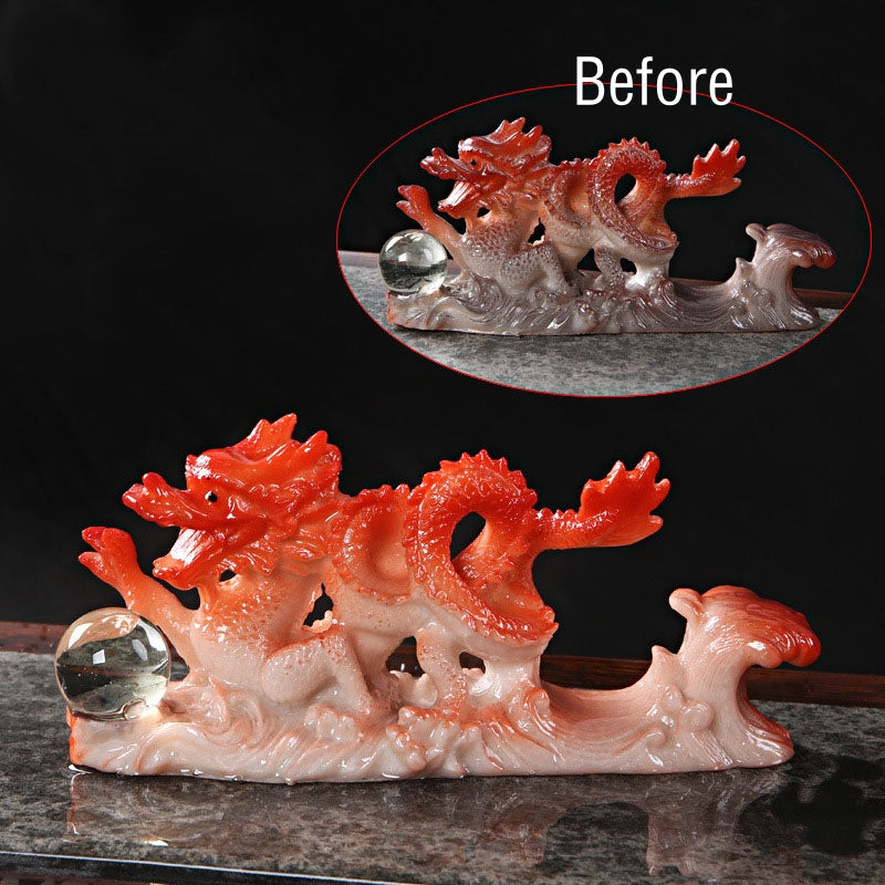 Year Of The Dragon Color Changing Resin Horse Luck Tea Pet Home Figurine Decoration (Extra 35% Off | USE CODE: FS35) - Image 16