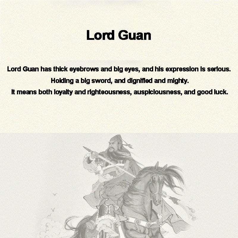 Guan Gong Auspicious Clouds Amulet Wealth Ring - Image 8