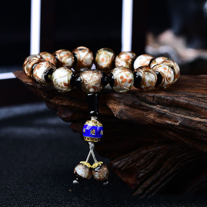 Tibetan Dragon Vein Agate Healing Bracelet - Image 19