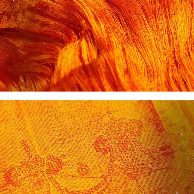 Tibetan Blessing Auspicious 5 Colors Jacquard Khata Decoration - Image 13