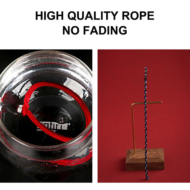 "May prosperity fill your life" Lucky Multicolored Bracelet - Image 9