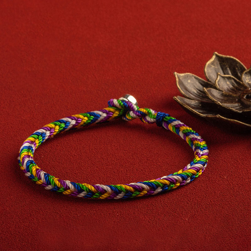 "May everything go your way" Lucky Multicolored Bracelet - Image 8