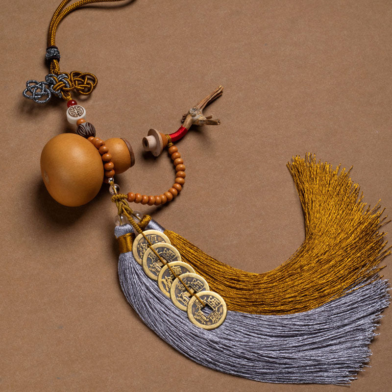 Feng Shui Coins Gourd Chinese Knot Lucky Coins Five Emperor Money Wealth Tassels Decoration - Image 18