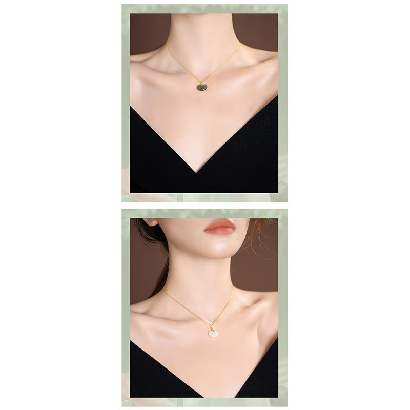 925 Sterling Silver Natural Hetian Jade Cyan Jade Luck Laughing Buddha Butterfly Necklace Pendant - Image 8