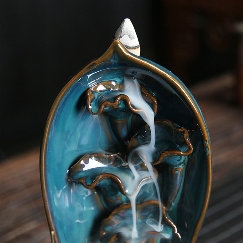 Waterfall Incense Burner Backflow Incense Holder - Image 8