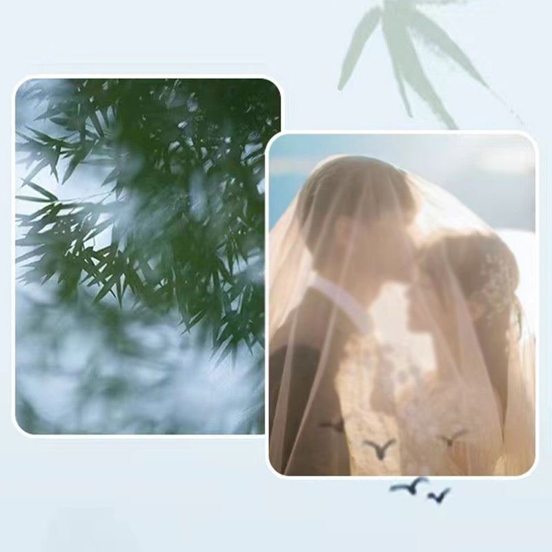 Bamboo Design Copper Luck Couple Necklace Pendant - Image 11