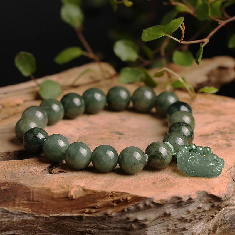 Tibetan Jade PiXiu Prosperity Bracelet - Image 4