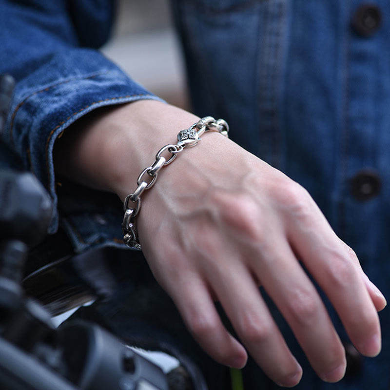 925 Sterling Silver Six True Words Wisdom Calm Bracelet - Image 9