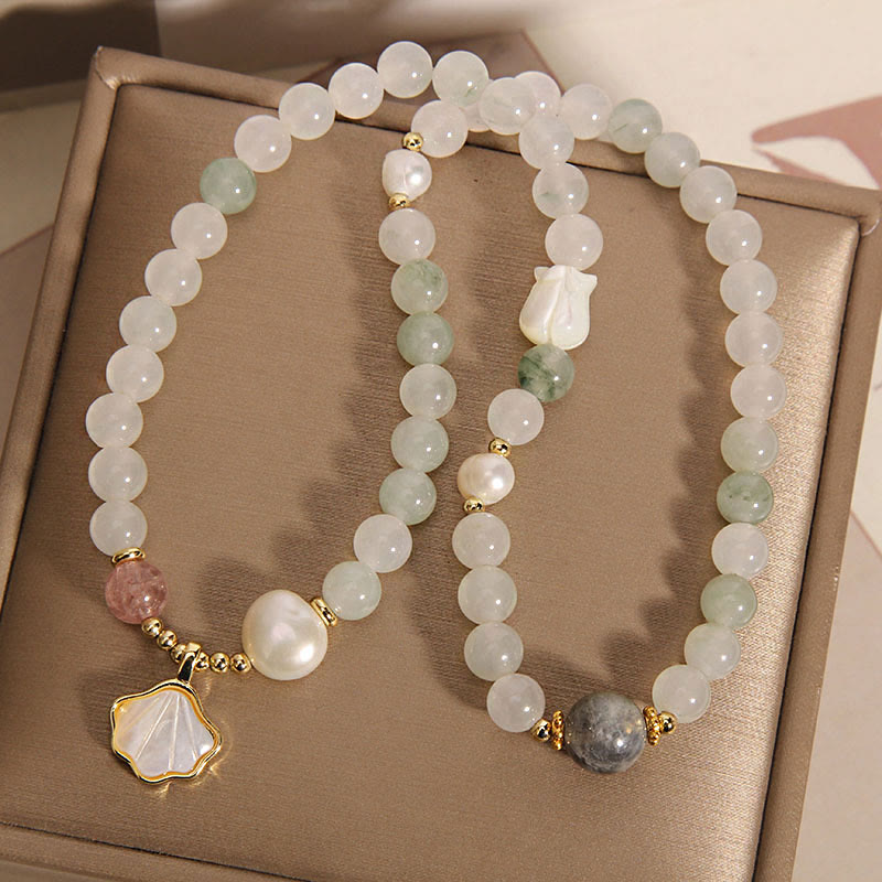 Double Layer Jade Shell Luck Bracelet - Image 6