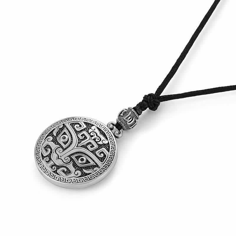Lucky FengShui Mythological Creature Taotie Wealth Necklace Pendant - Image 10
