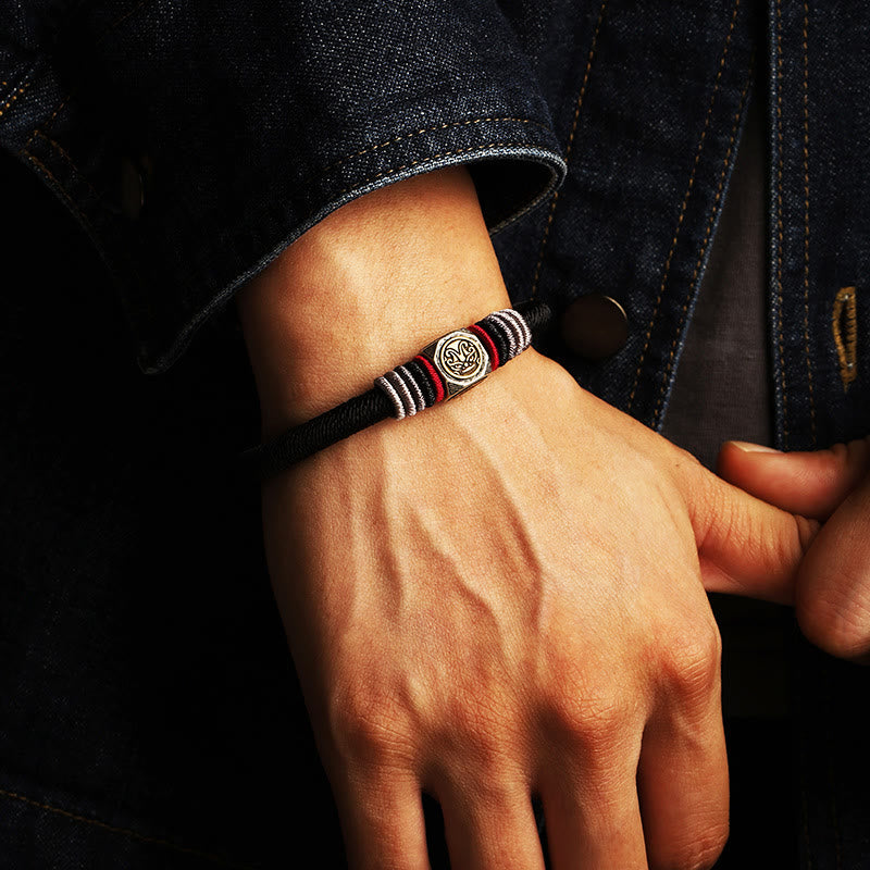 925 Sterling Silver Perfect Knot King Kong Knot Faith Strength Bracelet - Image 6