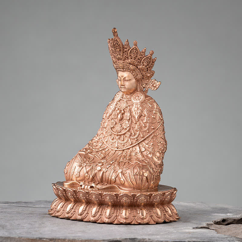 Shakyamuni Figurine Compassion Handmade Copper Statue Decoration - Image 4