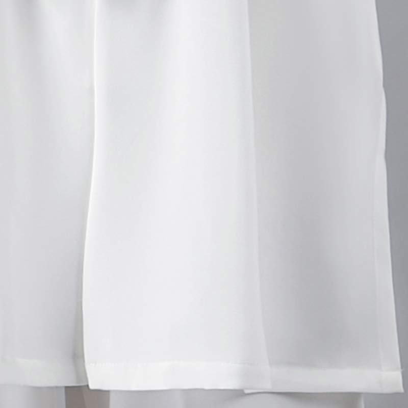 Flower Embroidery Meditation Prayer Spiritual Zen Tai Chi Qigong Practice Unisex Clothing Set - Image 10