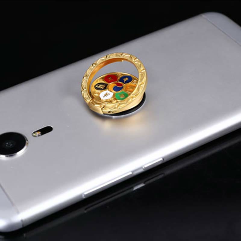 Tibetan Om Mani Padme Hum Peace Phone Ring Bracket Universal Phone Holder Decorations - Image 10