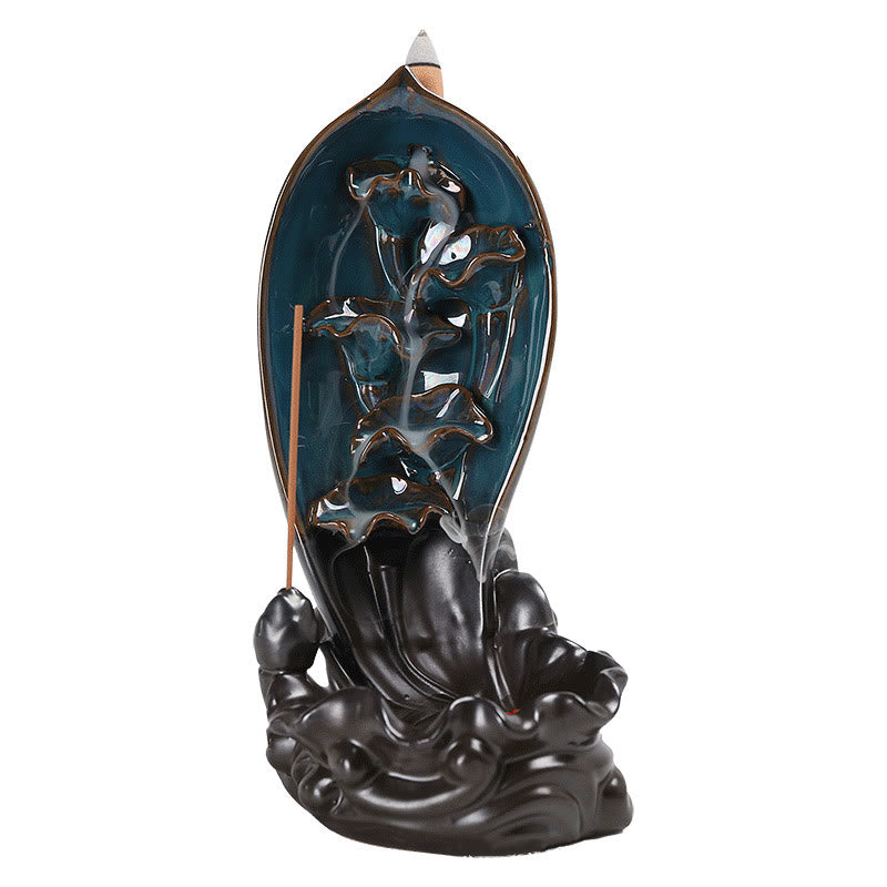 Waterfall Incense Burner Backflow Incense Holder - Image 3