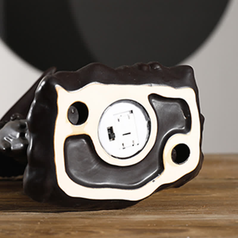 Nordic Dragon Ceramic Backflow Smoke Fountain Meditation Healing Incense Burner Led Ball Decoration - Image 20