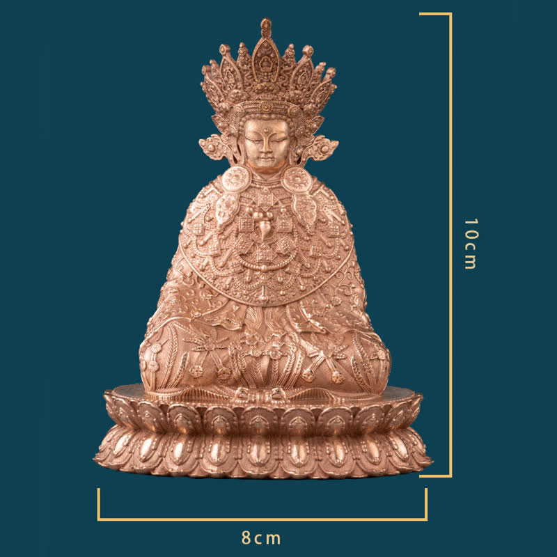 Shakyamuni Figurine Compassion Handmade Copper Statue Decoration - Image 12