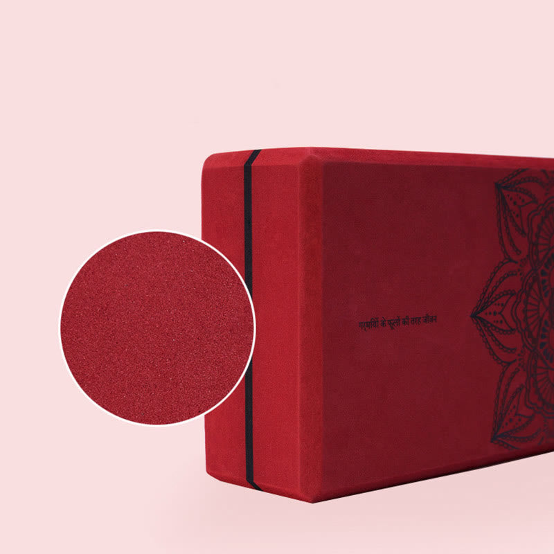 Tibetan Mandala Mindful Soft Non-Slip Foam Yoga Block - Image 7