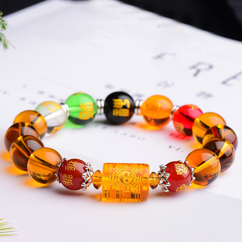 Natural Citrine Fortune Happiness Bracelet