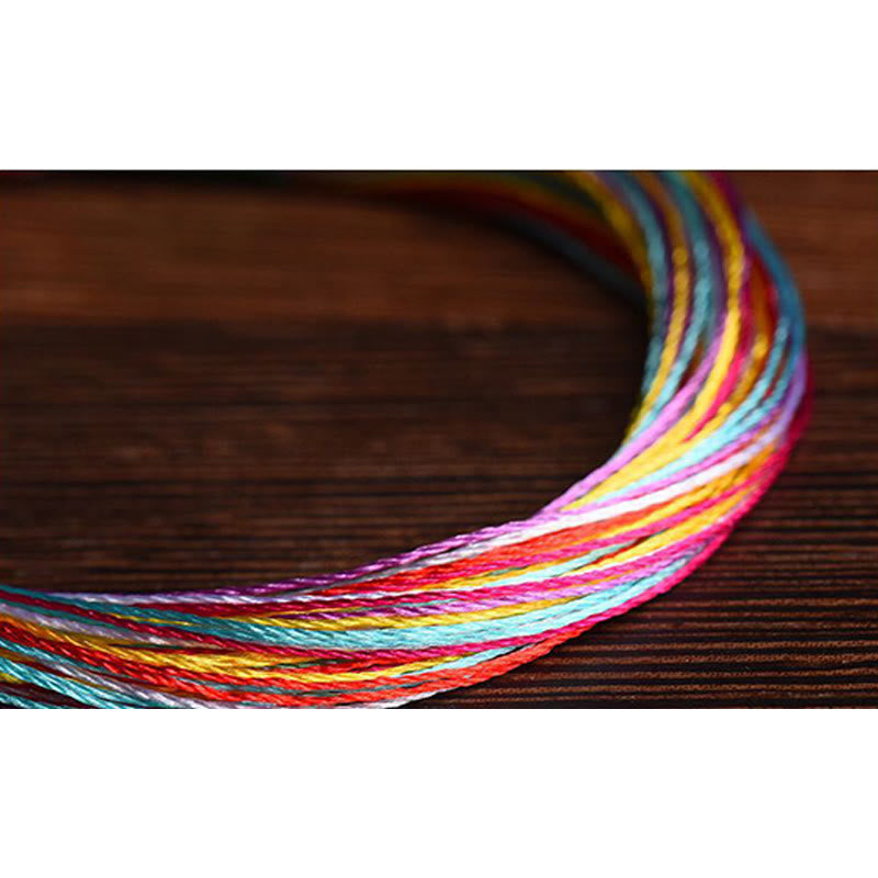 Tibetan Handmade Five Colorful Thread Dragon Boat Festival Protection Adult Child String Bracelet - Image 8