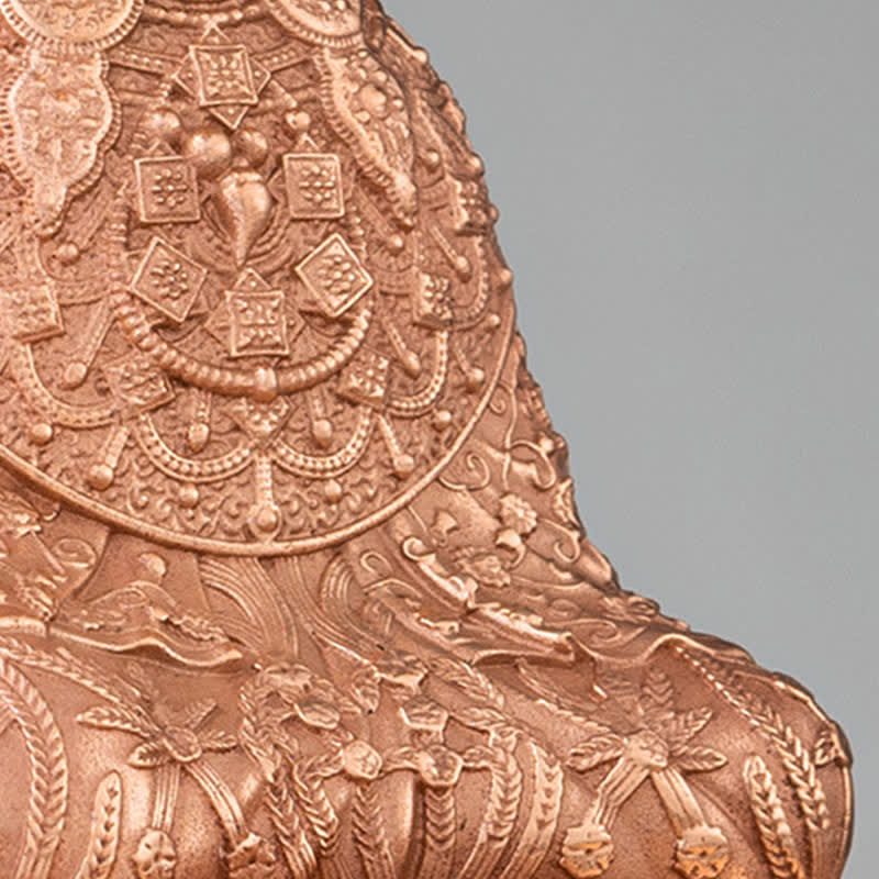 Shakyamuni Figurine Compassion Handmade Copper Statue Decoration - Image 10